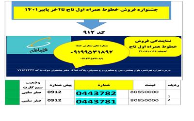 جشنواره فروش خطوط همراه اول بلواربهشتی تهرانسر(امورمشترکین همراه اول)